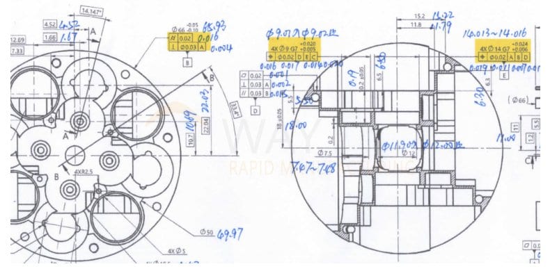 CMM inspection data