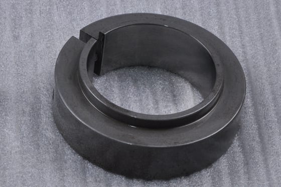 CNC turned 4130 steel part