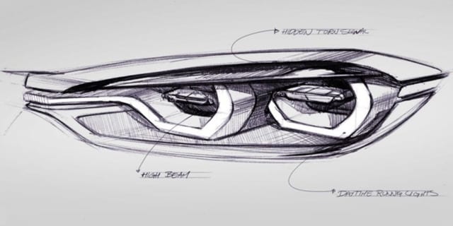 Headlamp conception