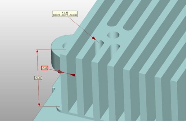Increase the wall thickness as appropriate