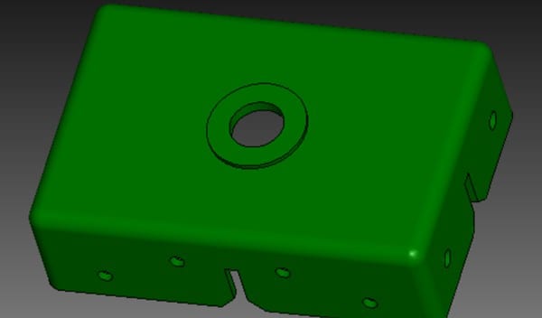 POM gearbox housing