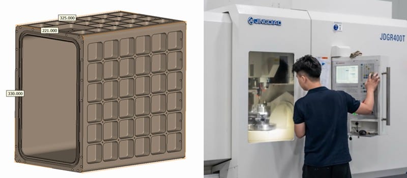 SEM vacuum shell structure analysis