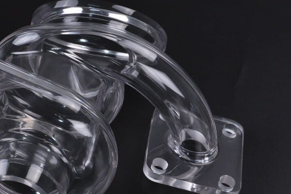 SLA transparent with clear polish