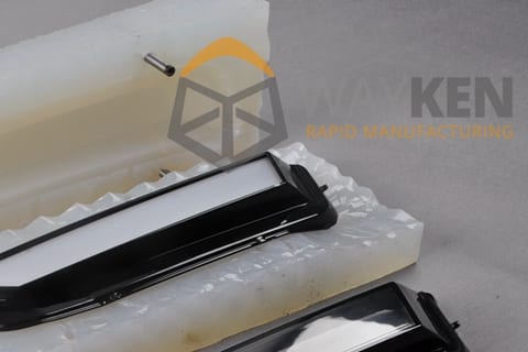 Silicone Overmolding (ABS + PMMA)