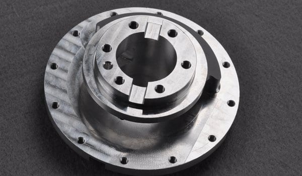 aluminum 2024 part with holes