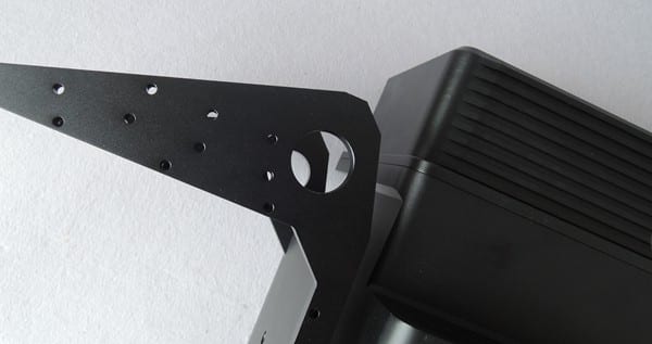 aluminum anodized with black