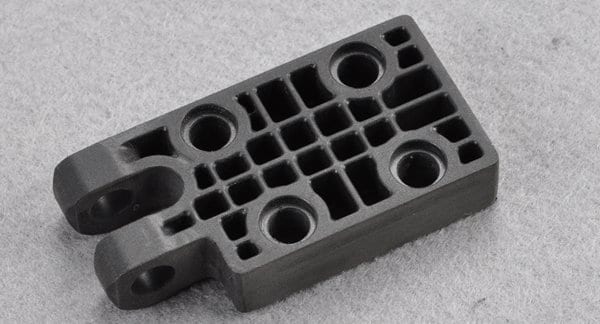 complex glass filled nylon machined component