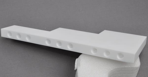custom HDPE machined part