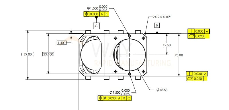 datas of CMM inspection