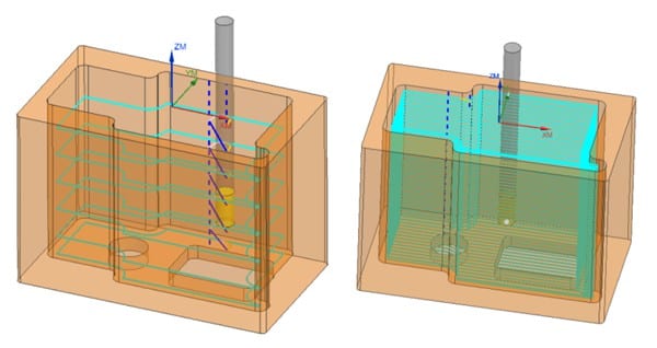 finishing tool paths
