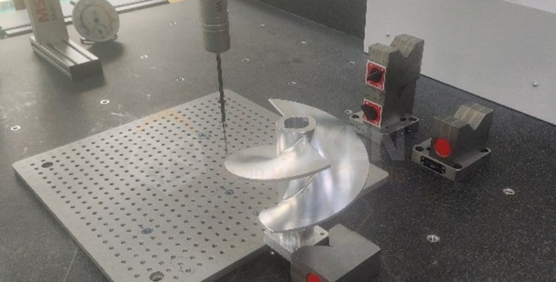 impeller part measure with CMM