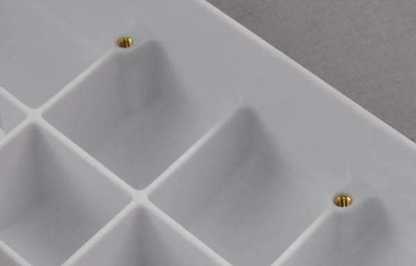 insert molding with brass nuts