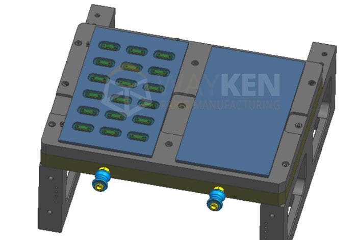 maching Teflon parts with vacuum clamping