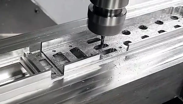 milling thin-walled aluminum part