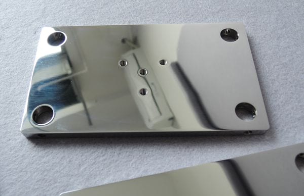 mirror polished metal plate
