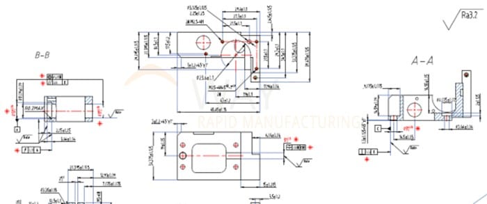 part of engineering drawing
