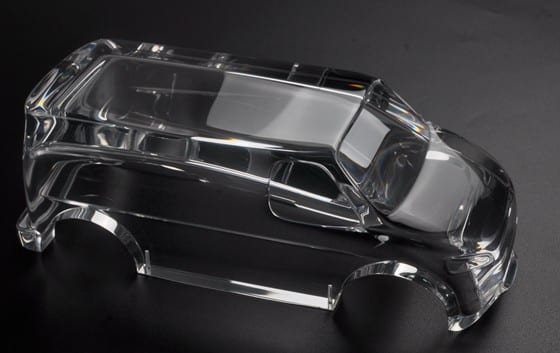 polished car prototype