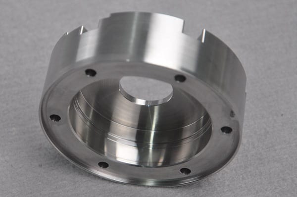 precision machined part with in-process inspection