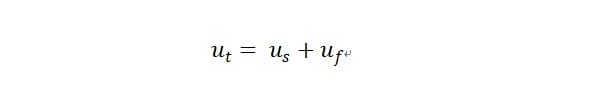 shear specific energy and friction specific energy formula