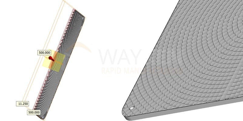 thin-wall PMMA optical component
