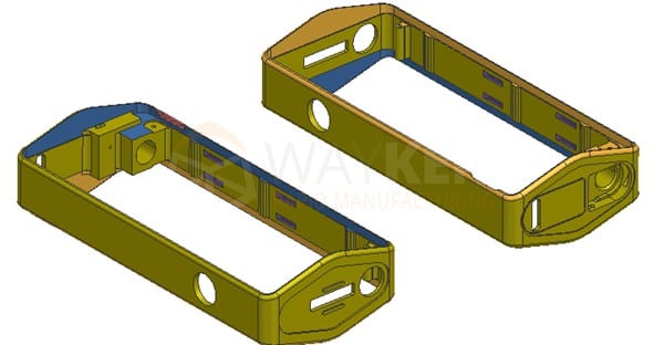 thin-walled aluminium alloy housing