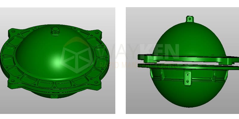 titanium propellant tank 3D model