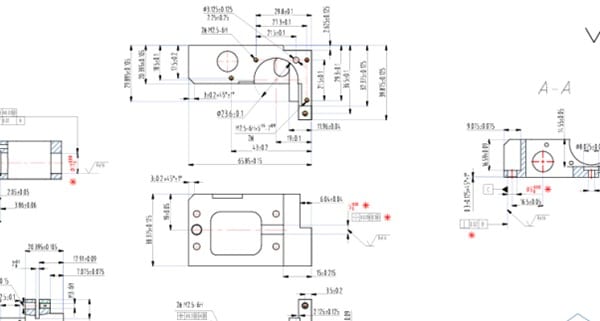 total drawing dimensions