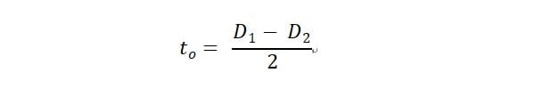 turning depth of cut calculation formula