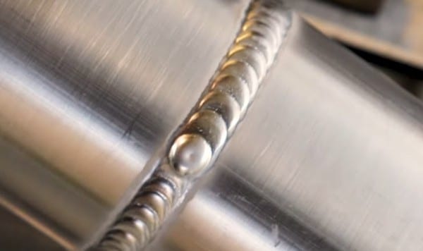 welded aluminum part