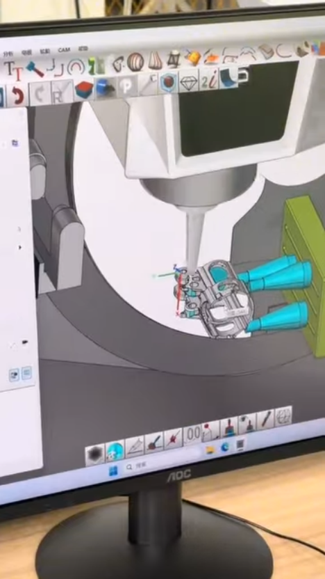 5-Axis Machining of a Cast & Welded Aluminum Frame (Zero Deformation)