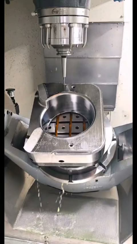 5-Axis CNC Machining a Deep-Cavity Alloy Steel Housing