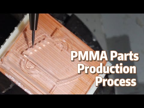 Machining a PMMA Plastic Part at Sendot Technology