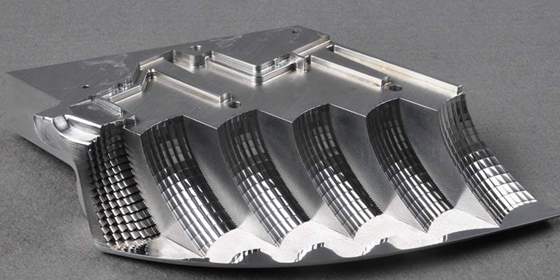 5 axis machined part