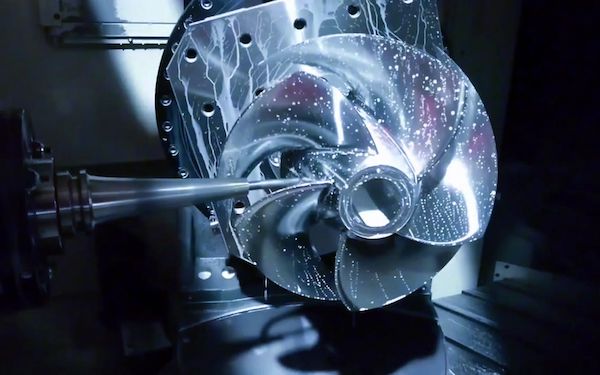 5-axis machining rov part