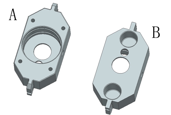A and B surface of SS17-4 PH part