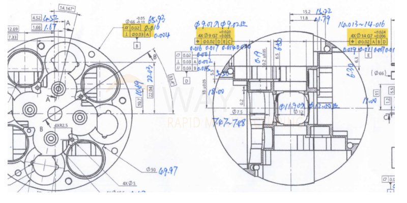 CMM inspection data