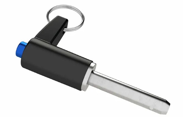 L-handle ball pin