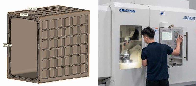 SEM vacuum shell structure analysis