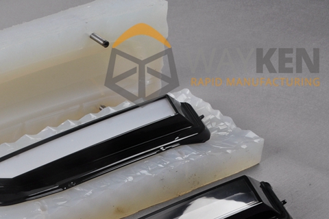 Silicone Overmolding (ABS + PMMA)