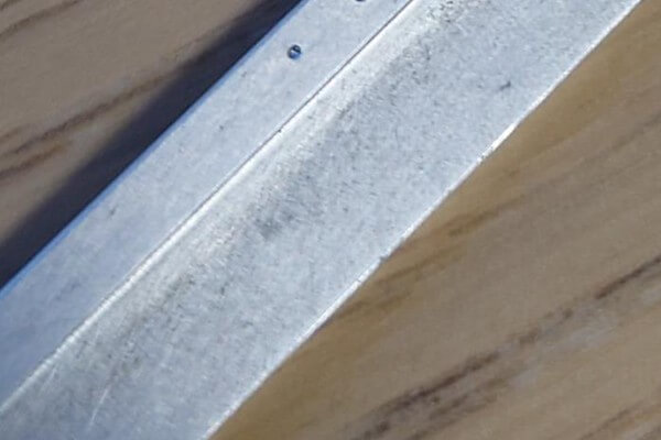 Steel part that's been hardened in vacuum