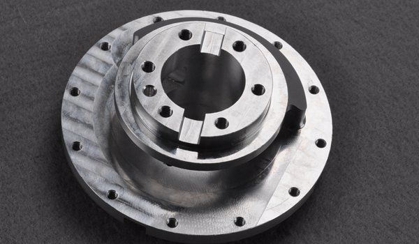 aluminum 2024 part with holes