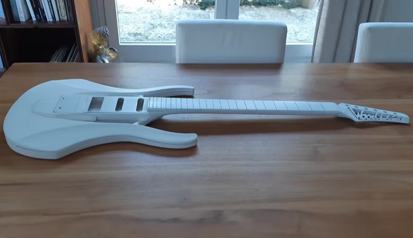 aluminum electric guitar