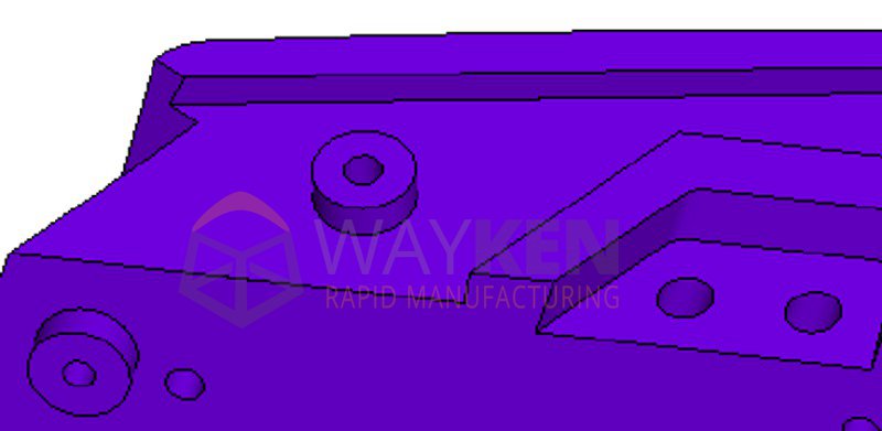 aluminum reflector cad drawing