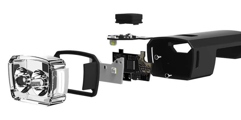 bicycle lighting structure diagram