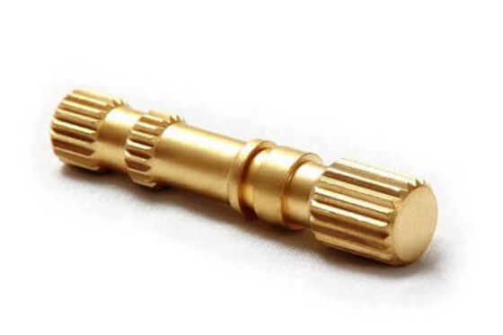 brass machined part
