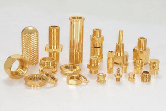 buffed brass parts