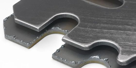 burred in sheet metal