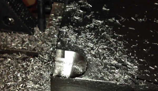 chip evacuation during machining