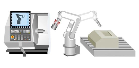 cnc machine and robotics