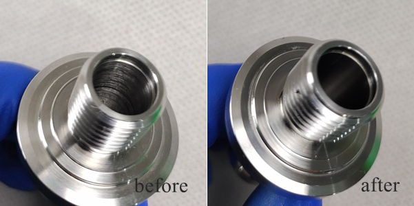 comparison of hole wall quality